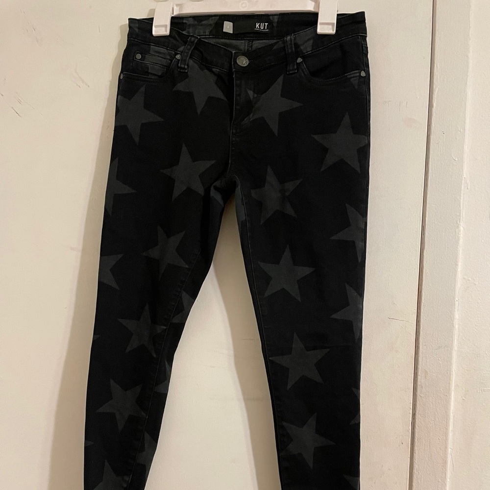 Kut from the Kloth Black Star Skinny Jeans